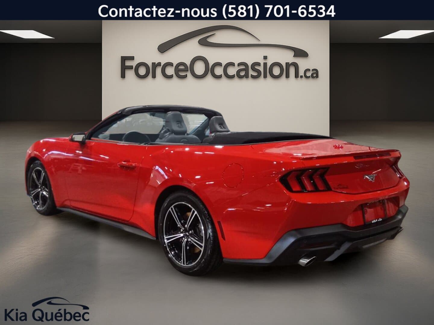 Ford Mustang ECOBOOST CONVERTIBLE *TURBO *BIZONE *CUIR *CAM&Eacute;RA *APPLE CAR PLAY/ANDROID AUTO 2025 — photo 6